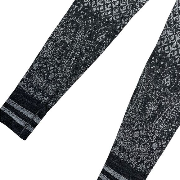 ATHLETA Diamond Peak Leggings Black Gray Size Medium - Picture 5 of 6